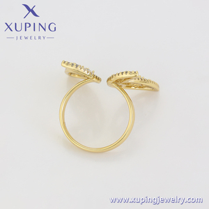 X000731388 Xuping gioielli squisito anello da donna regalo di san valentino alla moda in oro 14 carati delicato stile farfalla - Product Image 5