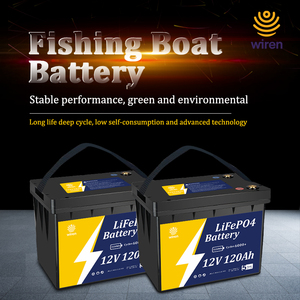 WIREN W12120 <b>12V</b> 120Ah Marine <b>Battery</b> Yacht Boat Ship <b>Deep</b> <b>Cycle</b> Solar Storage UPS 6000 <b>Cycles</b> -20C~60C - Product Image 5