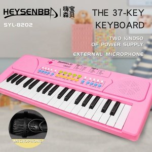 Kiểm Toán Nhà Máy Hot Bán Đàn Piano Cho Trẻ Em Toddler Người Mới Bắt Đầu Học Tập 37 Mini Kích Thước Phím Màu Hồng Bàn Phím Điện Tử Đầu Giáo Dục - Product Image 5