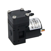 Klvp1 bomba de ar micro escova 12v 24v, bomba de ar pequena à vácuo de longa duração bomba de baixa pressão de ruído, alto desempenho, bomba de diafragma