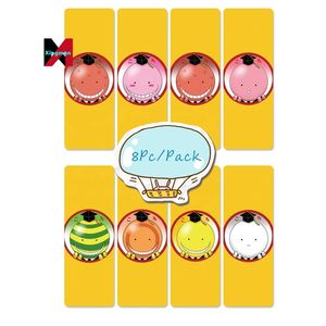 8 unids/set Assassination <span class=keywords><strong>Classroom</strong></span> marcadores de PVC impresos con Anime Korosensei Shiota Nagisa Kayano KaedeAnime - Product Image 3