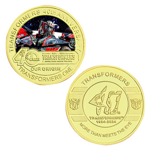 Offre Spéciale en Stock : Pièce Commémorative Autobot 40ème Anniversaire Anime, Médaille en Métal, Objets de Collection - Product Image 5