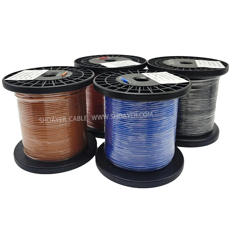 SY 18AWG 150/0.08mmTPC Conductor 6 colors Flexible AGCR Silicone Rubber Wire