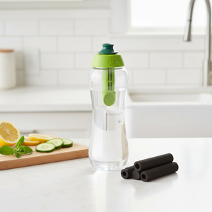 Cartouche filtrante en bloc de <span class=keywords><strong>charbon</strong></span> <span class=keywords><strong>actif</strong></span> à forte adsorption certifiée NSF, remplacement pour <span class=keywords><strong>les</strong></span> filtres à eau de bouteille d'extérieur - Product Image 2