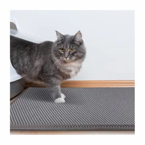 Pet Cat Litter Mat Double Layer Waterproof Litter Cat Bed Pads For Cats House Clean Super Light Easy To Carry