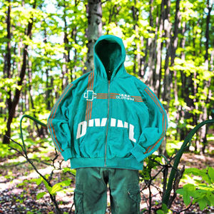 YYSY Ropa Urbana Personalizada, Tejido Grueso de Felpa Francesa 100% Algodón, Estilo Vintage Desgastado, Lavado Ácido con Cierre - Product Image 3