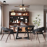 Chaise de salle à manger de luxe minimaliste italienne, en bois de cire blanc massif, avec accoudoirs en cuir rétro, chaise de réception/livres