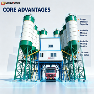 Centrale à béton HZS90 de 90 m³/h, station de malaxage fixe, station de dosage de béton prêt à l'emploi, contrôle automatique par PLC, haute efficacité - Product Image 3