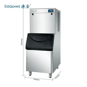 Buz küpü makinesi üreticileri 250KG /24H buz küpü otomat buz yapım makinesi