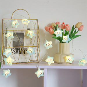 Dễ Thương Phim Hoạt Hình 31.5M Chuỗi Ánh Sáng Đám Mây Mặt Trời Cầu Vồng Hạnh Phúc Thư Sinh Nhật Đảng Kỷ Niệm Trang Trí Nội Thất Kỳ Nghỉ Ấm Áp LED Chuỗi Ánh Sáng - Product Image 6