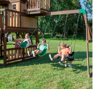 Kangya ffm05 kết hợp trượt gỗ ngoài trời thiết bị sân chơi trẻ em <span class=keywords><strong>Swing</strong></span> Công suất tối đa 5 hành khách cho phép 5 nhà máy - Product Image 5