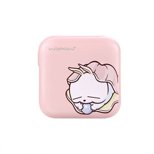 WOPOW R16 MashiMaro Series Cute Power Bank 10000mah 20W Double USB Type-C Micro USB LED Display Li-Polymer Battery Mini CE
