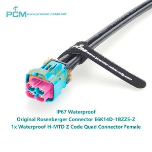 Cable divisor Ethernet automotriz 4 en 1 impermeable H-MTD x4 para kit de desarrollo NVIDIA AGX <span class=keywords><strong>Thor</strong></span> para conducción autónoma en vehículos - Product Image 3