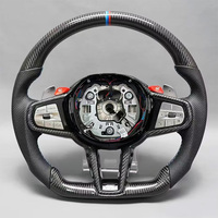 Volant sport en fibre de carbone personnalisé pour BMW Série G G30 G31 G32 X3 G01 X4 G02 M2 G87 M3 G80 M4 G82 G20 LCI M5 F90 M6