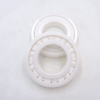 Roulements à billes en céramique pleine ou hybride de haute qualité 6206, roulements en plastique