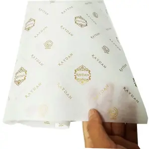 Brillantes Aussehen und einfache Verpackung Individuell bedruckte Logo-Kleidung Geschenk papier Taschentuch für Schuhe Seidenpapier