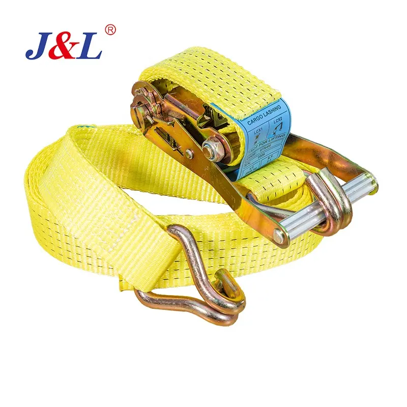 JULI 1ton~10ton buckle cargo motorcycle ratchet tie down straps used in transportation EN12195-2:2000