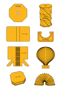 Lampada Ricaricabile Portatile Pieghevole con Motivi Floreali Impressionisti Dipinti a Mano per Visitatori di Musei - Product Image 5