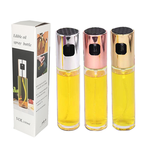 Juego de Pulverizador de Aceite de Oliva de Vidrio y ABS para Barbacoa, con Cepillo de Limpieza y Embudo, para Cocinar, 2022 - Product Image 1
