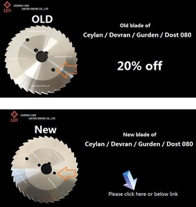 40% de réduction CEYLAN lames de Kabab circulaires dentées en acier inoxydable de 80mm pour couteau à Kebab électrique - Product Image 4