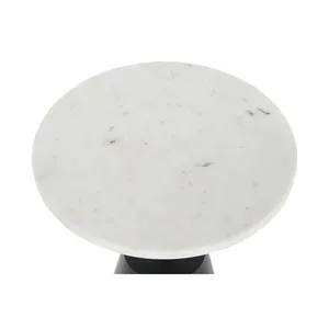 Mesa Auxiliar de Mármol y Metal 40x40x50 cm 9:60 - Product Image 5