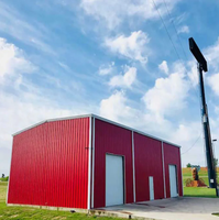 Hangar d'aviation métallique préfabriqué personnalisé de marque JIEKE, à montage facile, pour entrepôt industriel et atelier en acier