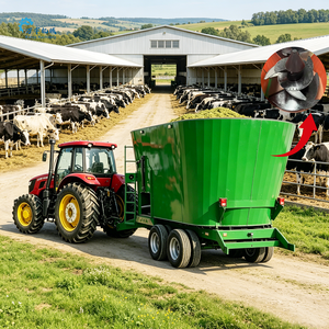 Carro Miscelatore TMR Trainato con Gola di Scarico Regolabile per Uso Agricolo - Product Image 5