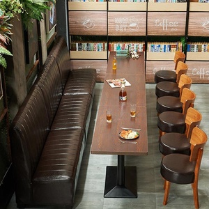 Muebles de Cafetería de Moda, Mesas de Restaurante Usadas Baratas y Sillas de Cuero - Product Image 6