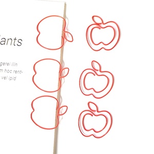 Táo hình giấy <span class=keywords><strong>clip</strong></span>, Dễ Thương Trái cây màu đỏ <span class=keywords><strong>clip</strong></span> trong hộp rõ ràng, 29 Mét bookmark & kế hoạch Phụ kiện cho văn phòng, trường học, nhật ký - Product Image 4