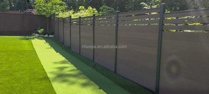 Commercio all'ingrosso pannello di legno composito impermeabile di alta qualità WPC resistente alle crepe pannelli di recinzione da giardino scherma cancelli a traliccio - Product Image 4
