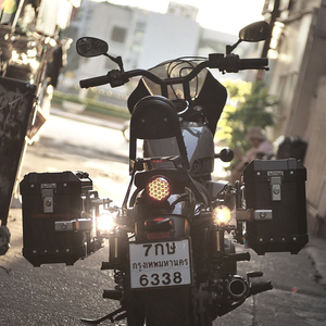 BK 30L 38L Boîtes latérales pour <span class=keywords><strong>moto</strong></span>, sacoches latérales, bagages, top-case en alliage, boîtes arrière en aluminium pour <span class=keywords><strong>moto</strong></span> - Product Image 6