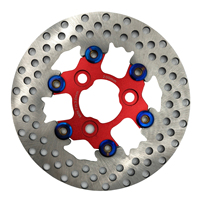 Usinage de précision CNC, corps en acier inoxydable et support en aluminium, rotor de frein flottant pour moto