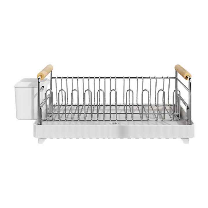 304 Stainless Steel Elevated Dish Storage Rack Modern Kitchen Rack with ...