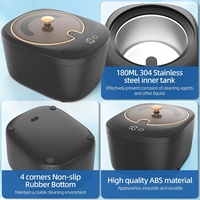 Nettoyeur à ultrasons portable professionnel mini pour bijoux, protège-dents, appareils dentaires et prothèses dentaires