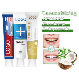 Dents sensibles Prévention des caries Dentifrice blanchissant Menthe fraîche Applicable OEM ODM Usine recommandée par les dentistes - Product Image 1