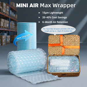 210kgf Load Bearing Eco-Friendly Inflatable Air <b>Bubble</b> Film 15um Nylon-Grade Tough Air Cushion Wrap for Heavy Goods - Product Image 2