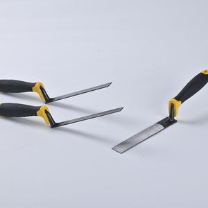 Truelle à pointe pour béton avec lame en acier au carbone et poignée ergonomique en TPR pour le <span class=keywords><strong>jointoiement</strong></span> des briques, le carrelage et la réparation des joints de <span class=keywords><strong>pierre</strong></span> - Product Image 4