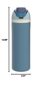 Bouteille <span class=keywords><strong>d</strong></span>'eau Owala en acier inoxydable et denim de 24 <span class=keywords><strong>oz</strong></span> avec paille, sans BPA, pour <span class=keywords><strong>le</strong></span> sport et les voyages, avec boucle de transport - Product Image 3