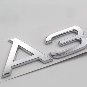 A3 A4L A5 A6 A8 Numéro Lettre Badge Autocollants De Voiture pour <span class=keywords><strong>Audi</strong></span> Série Arrière Tronc Étiquette Décoration logo Décalcomanies - Product Image 5
