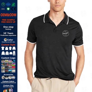 Personalizado de alta calidad de algodón poliéster Piqué suave transpirable bloque de Polo Color Ringer camiseta serigrafía camiseta <span class=keywords><strong>para</strong></span> hombres Polo - Product Image 1