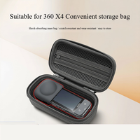 Étui de rangement EVA pour Insta360 X4/X5 avec fermeture éclair, résistant à l'eau, pochette de protection portable pour caméra d'action à 360 degrés