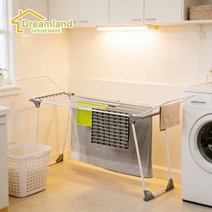 Séchoir à linge pliable, étagère suspendue pour serviettes et cintre multifonctionnel pour couette et drap de <span class=keywords><strong>lit</strong></span> - Product Image 5