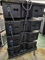 Système de Son Line Array Linéaire TD24+12 d'Occasion TA-L12 Double Haut-Parleur Line Array 12" avec Subwoofers Kine Doubles 18" d'Origine Non Réparés, Unités B&C