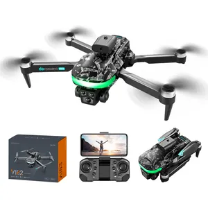 Sıcak V182 drone 4K Mini helikopter Quadcopter oyuncak RC Drone 4K kamera ile İha başsız modu çocuklar için mini drones