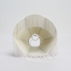 Nhà Máy Trực Tiếp Châu Âu Hiện Đại Đèn Bàn Làm Bằng Tay Vải Chụp Đèn Cung Điện Đèn Tua Macrame Bông Đèn Bóng Râm - Product Image 4