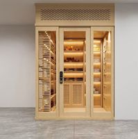 Humidor de Luxe pour Cigares avec Étagères en Cèdre, Contrôle de la Température et de l'Humidité, Design Personnalisable pour Hôtels, Clubs et Projets Personnels