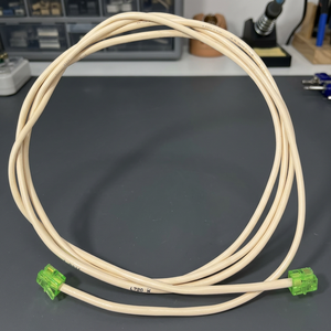 Cable Telefónico RJ11 Redondo Beige de 2 Metros para Uso en Interiores, Blindado Cable RJ11 de 4 vías - Product Image 3