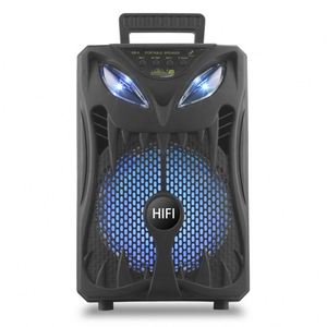 <span class=keywords><strong>Altavoz</strong></span> inalámbrico Bafle de graves, Subwoofer con batería recargable, luz Led, carrito de conciertos, 8 pulgadas - Product Image 1