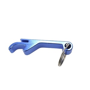 <b>Customized</b> <b>Keychain</b> High Quality Laser Engraved Round Metal Aluminum Bottle Opener Key Chains - Product Image 2