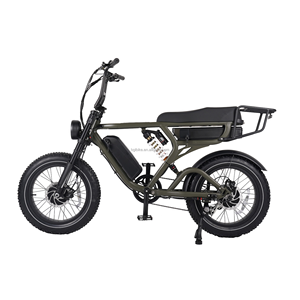 Bici Elettrica Ibrida da Città a Sospensione Completa, Doppio Motore 1000W, E-bike da Montagna con Pneumatici Fat da 20 Pollici, Batteria al Litio, Telaio in Lega di Alluminio - Product Image 2